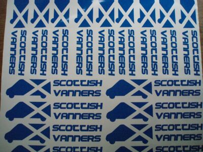 scottish vanners sticker